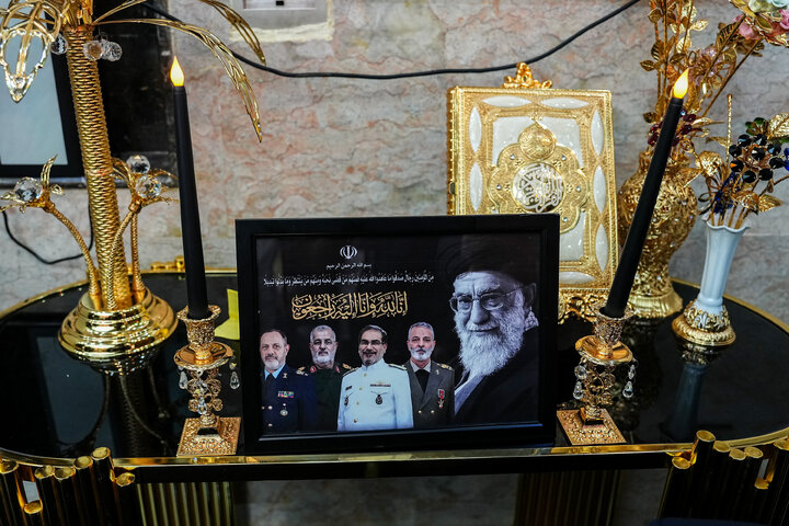 مراسم چهلمین روز تدفین آقای شهید ایران با حضور دکتر قالیباف - کربلا