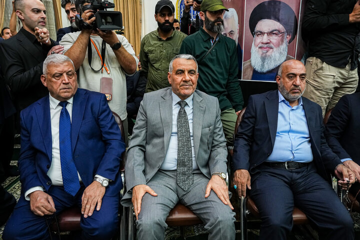 مراسم چهلمین روز تدفین آقای شهید ایران با حضور دکتر قالیباف - کربلا