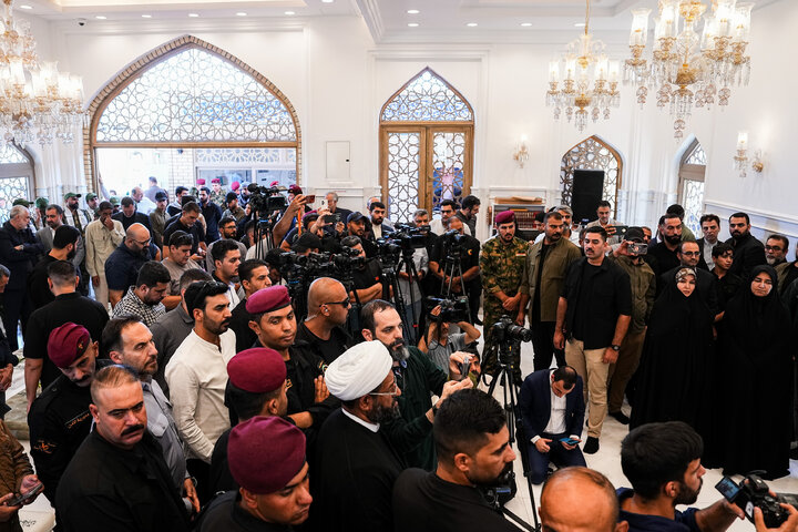 حضور دکتر قالیباف بر سر مزار شهید ابومهدی المهندس