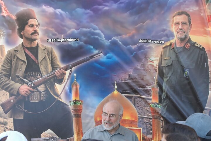 حضور دکتر قالیباف بر سر مزار رئیسعلی دلواری - نجف اشرف