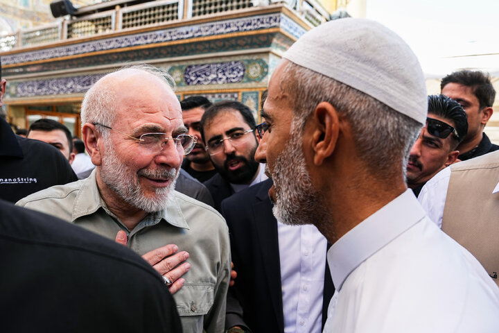 تشرّف دکتر قالیباف به زیارت حرم حضرت علی(ع) در نجف اشرف