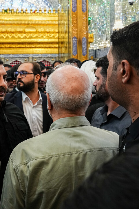تشرّف دکتر قالیباف به زیارت حرم حضرت علی(ع) در نجف اشرف