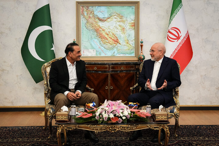 دیدار عاصم منیر فرمانده ارتش پاکستان با دکتر قالیباف