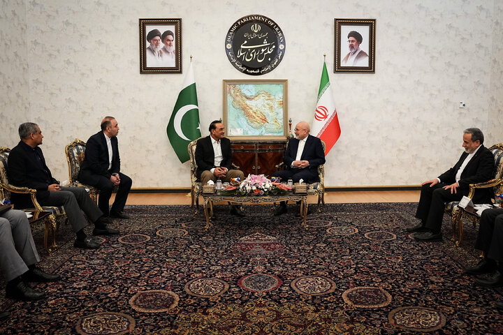 دیدار عاصم منیر فرمانده ارتش پاکستان با دکتر قالیباف