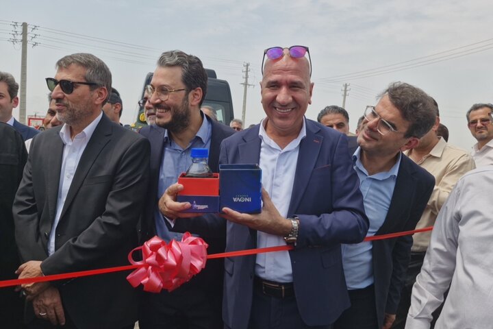 افتتاح واحد تولید محصولات هیدروکربنی و شیمیایی لامرد با حضور علی نیکزاد نایب رئیس مجلس