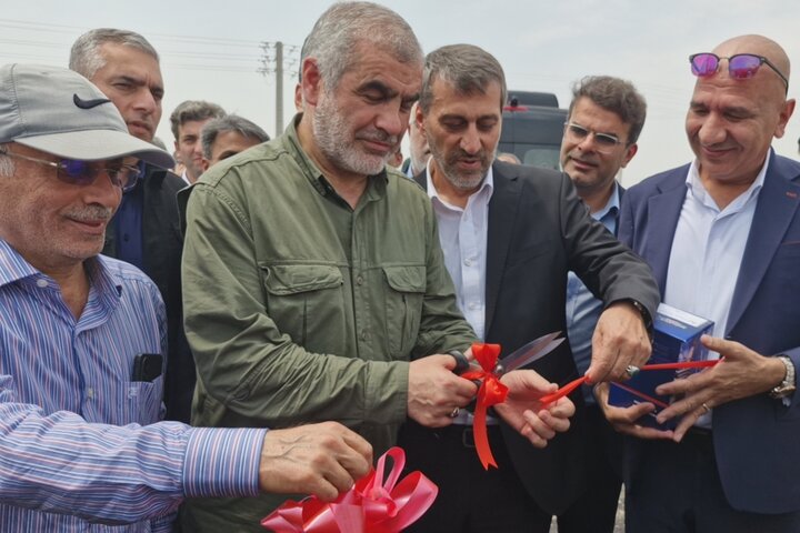 افتتاح واحد تولید محصولات هیدروکربنی و شیمیایی لامرد با حضور علی نیکزاد نایب رئیس مجلس