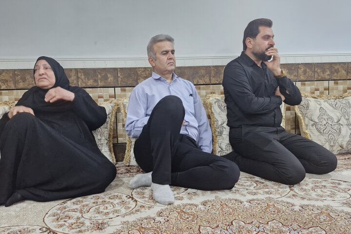 دیدار نایب رئيس مجلس با خانواده شهید سکینه شعبانی