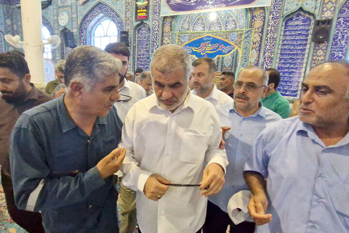 دیدار نایب رییس مجلس با رزمندگان و مردم جزیره خارک