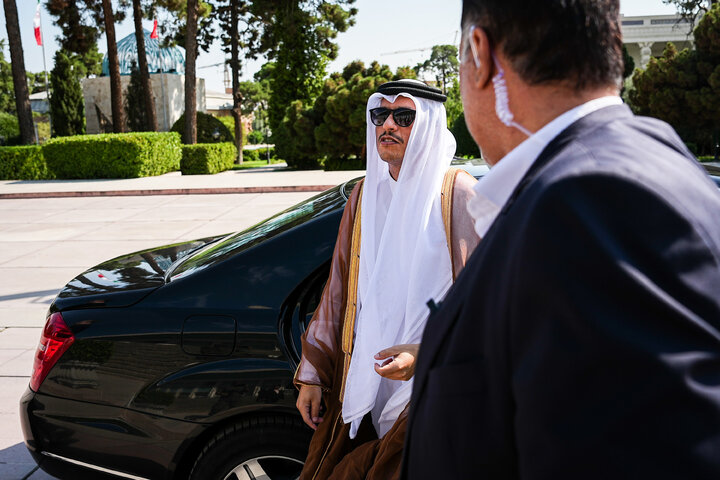 دیدار نخست وزیر قطر با دکتر قالیباف