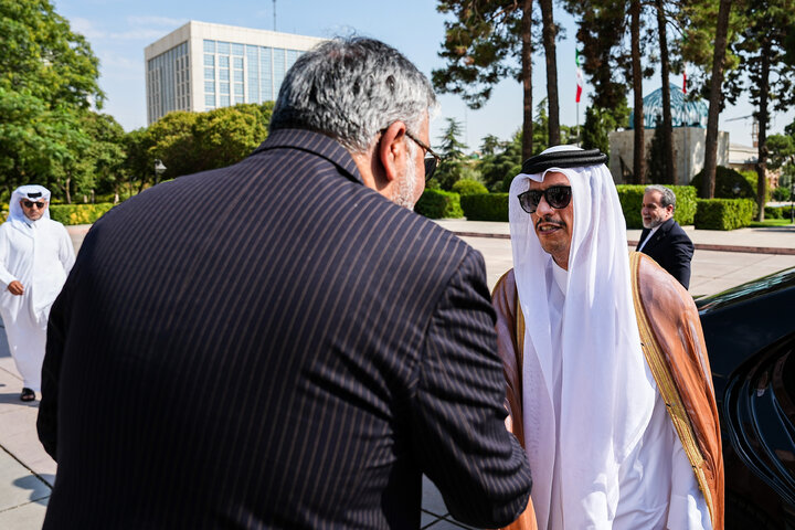 دیدار نخست وزیر قطر با دکتر قالیباف