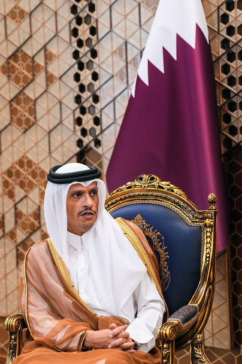 دیدار نخست وزیر قطر با دکتر قالیباف