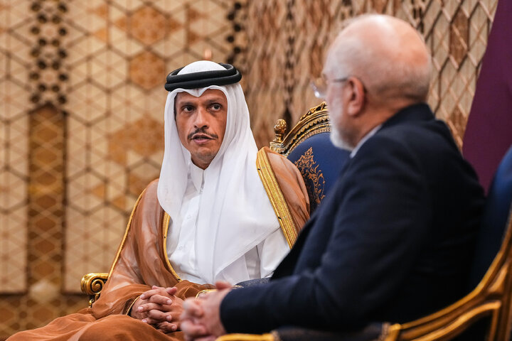 دیدار نخست وزیر قطر با دکتر قالیباف
