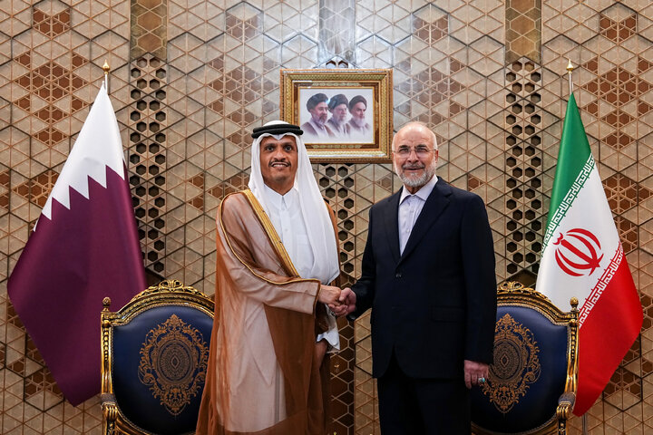 دیدار نخست وزیر قطر با دکتر قالیباف