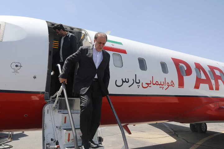 استقبال از نایب رئیس مجلس در بدو ورود به استان خراسان جنوبی