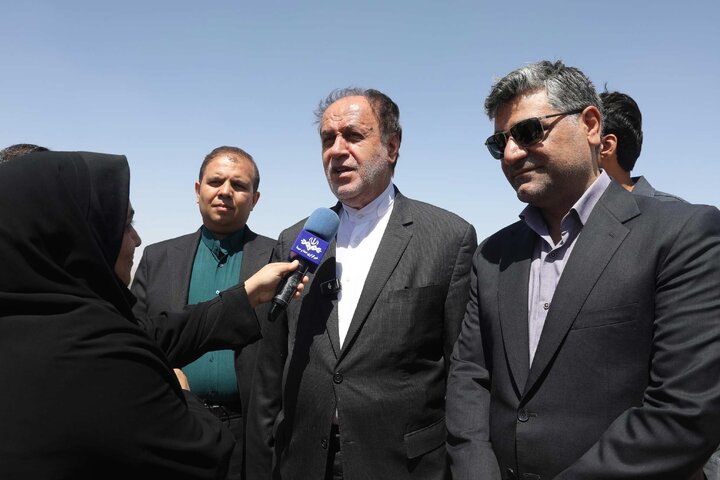 استقبال از نایب رئیس مجلس در بدو ورود به استان خراسان جنوبی