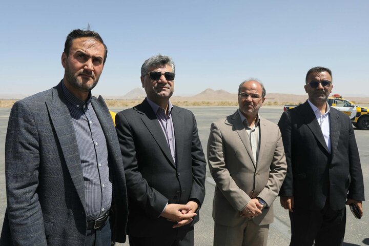 استقبال از نایب رئیس مجلس در بدو ورود به استان خراسان جنوبی