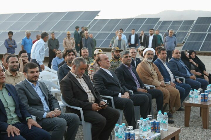 افتتاح نیروگاه خورشیدی نهبندان با حضور نایب رئیس مجلس
