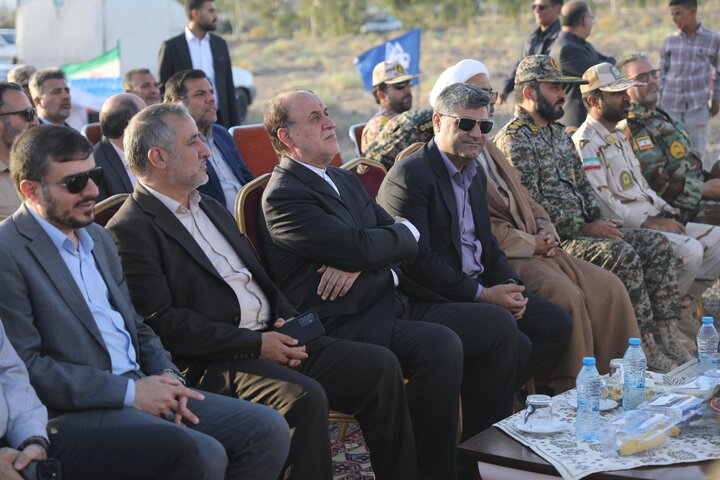 کلنگ‌زنی ساخت هتل ۵ ستاره نهبندان با حضور نایب رئیس مجلس