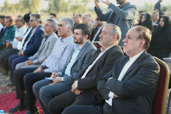 کلنگ‌زنی ساخت هتل ۵ ستاره نهبندان با حضور نایب رئیس مجلس