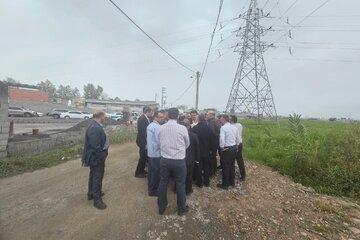 بازدید نایب‌رئیس مجلس از پروژه احداث پست برق امیرکلای بابل