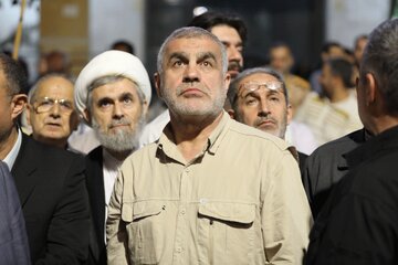 حضور نایب رئیس مجلس در تجمع شبانه مردم بابل
