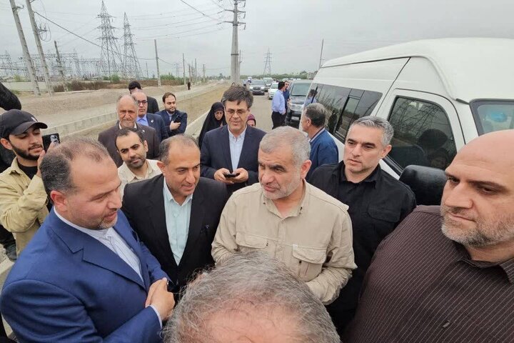 بازدید نایب‌رئیس مجلس از پروژه احداث پست برق امیرکلای بابل