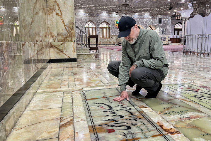حضور دکتر قالیباف رئیس مجلس در حرم مطهر حضرت عبدالعظیم حسنی(ع)