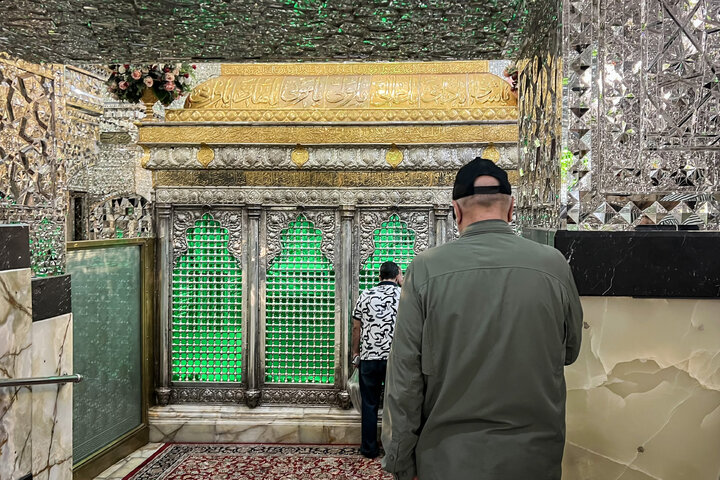 حضور دکتر قالیباف رئیس مجلس در حرم مطهر حضرت عبدالعظیم حسنی(ع)