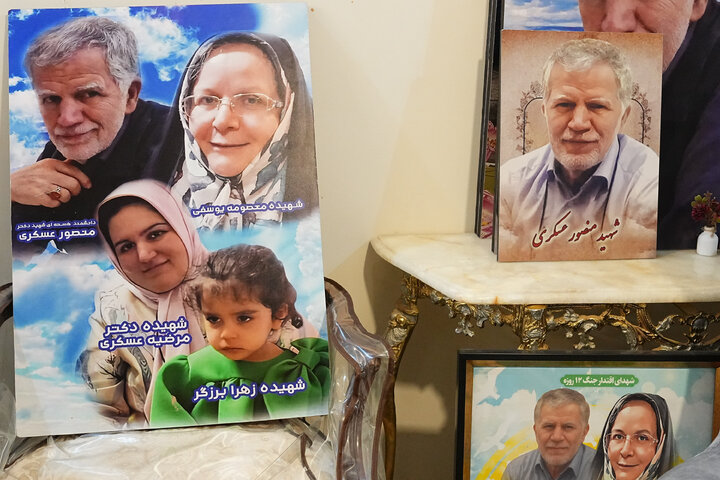 دیدار نماینگان مجلس با خانواده شهید منصور عسگری