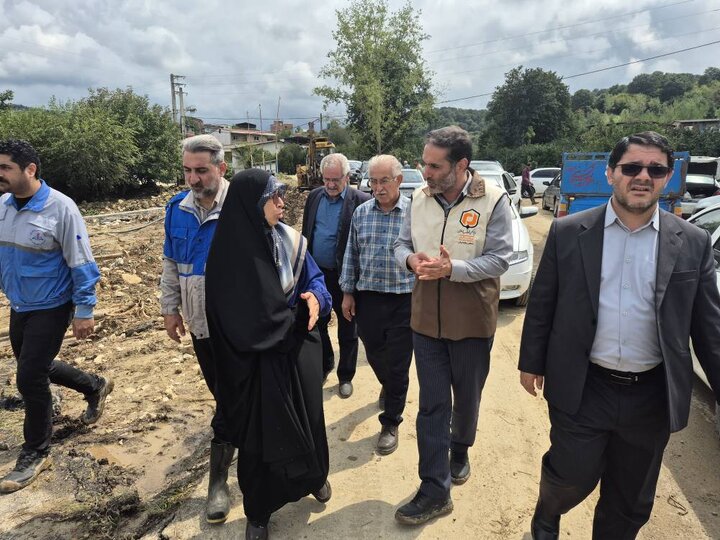پیگیری عالیه زمانی برای بازگشت خانه بهداشت اسبوکلا به چرخه خدمت رسانی/ بازدید از مناطق سیل زده ساری و پیگیری جبران خسارت ها
