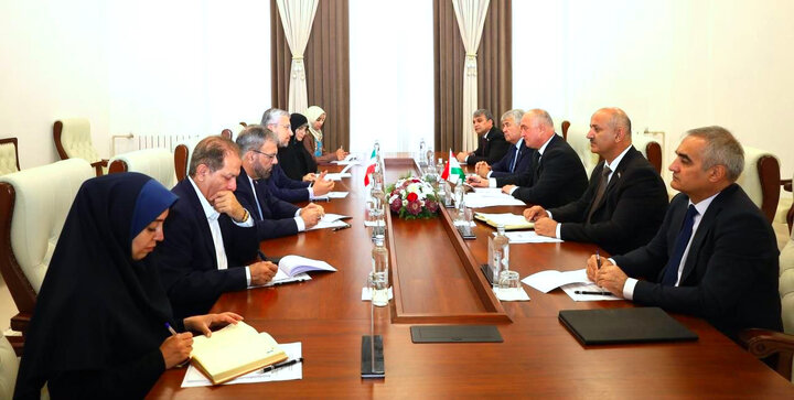 دیدار هیئت پارلمانی ایران با رئیس مجلس تاجیکستان