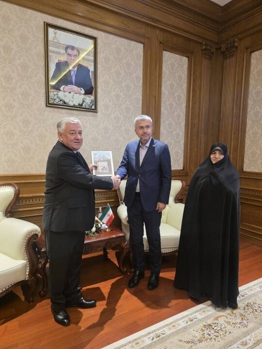 دیدار هیأت پارلمانی ایران با نواب رئیس پارلمان تاجیکستان