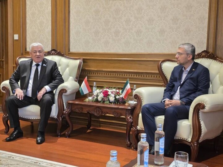 دیدار هیأت پارلمانی ایران با نواب رئیس پارلمان تاجیکستان