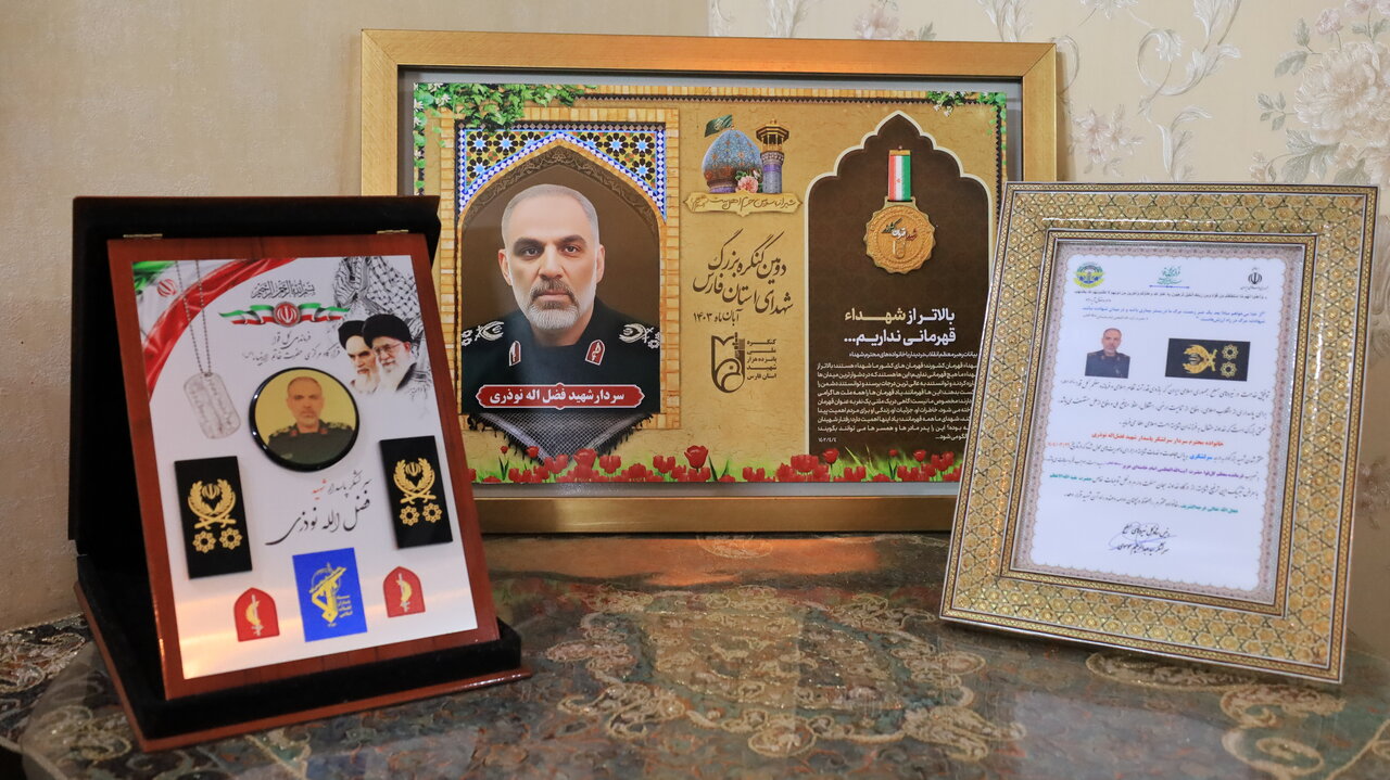 دیدار نمایندگان مجلس با خانواده فرمانده جانباز شهیدی که گمنام زندگی کرد
