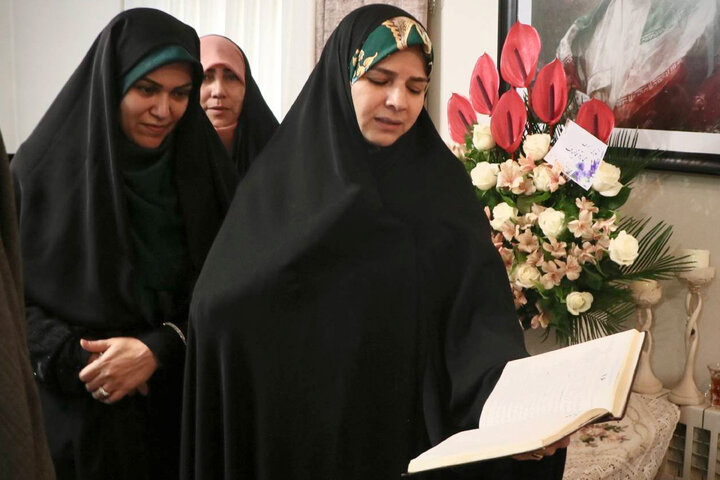 دیدار تعدادی از نمایندگان مجلس با خانواده سردار شهید طالبی