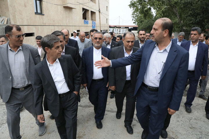 بازدید اعضای کمیسیون اجتماعی مجلس از پروژه‌های سازمان تامین اجتماعی شهرستان علی آباد کتول