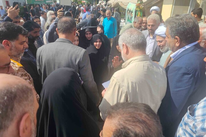 ورود نیکزاد نایب‌رئیس مجلس به میاندورود
