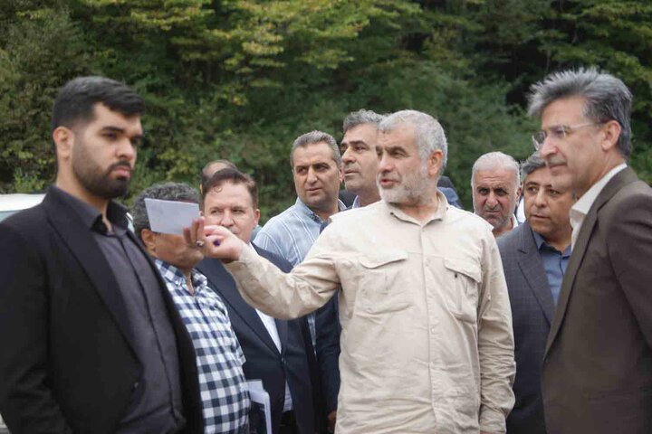 بازدید نظارتی نایب‌رئیس مجلس از پروژه‌ راهسازی ساری_تاکام