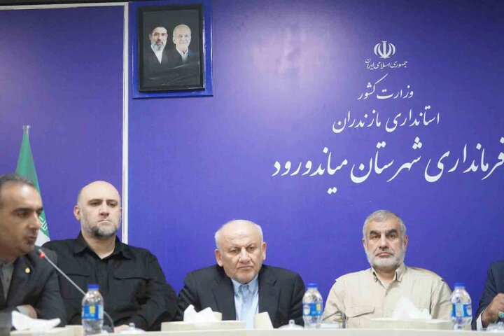 نشست جمع بندی سفر نظارتی نیکزاد نایب رئیس مجلس شورای اسلامی از شهرستان میاندورود