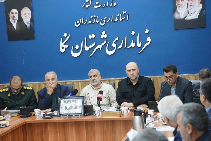 نشست جمع‌بندی مصوبات بازدیدهای نایب‌رئیس مجلس در نکا