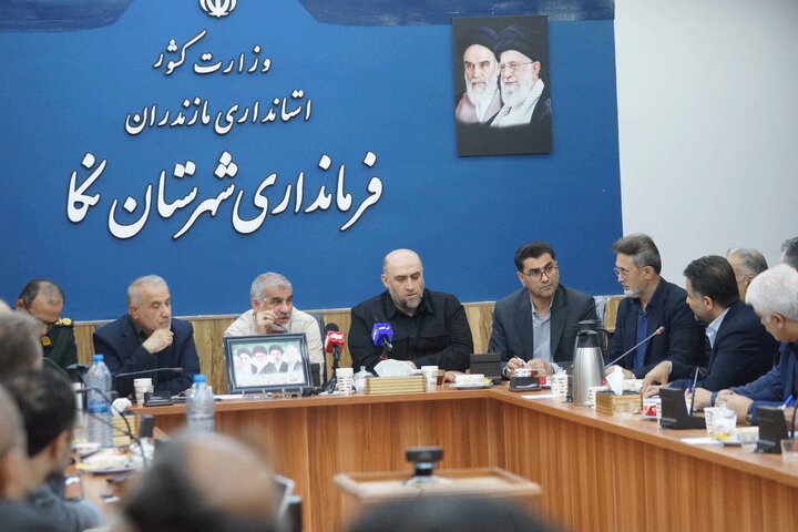 نشست جمع‌بندی مصوبات بازدیدهای نایب‌رئیس مجلس در نکا