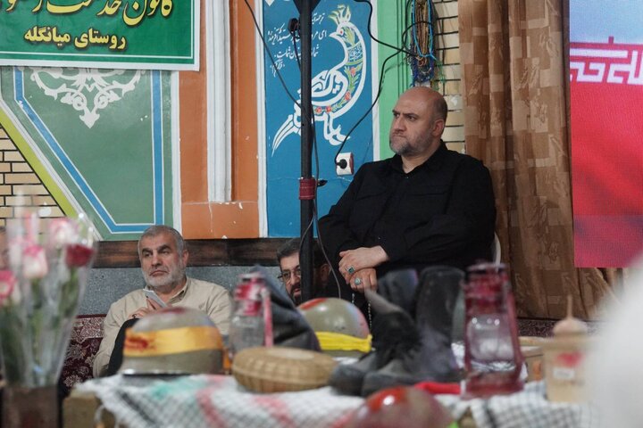 گزارش تصویری حضور نایب‌رئیس مجلس در یادواره شهدای شهرستان نکا