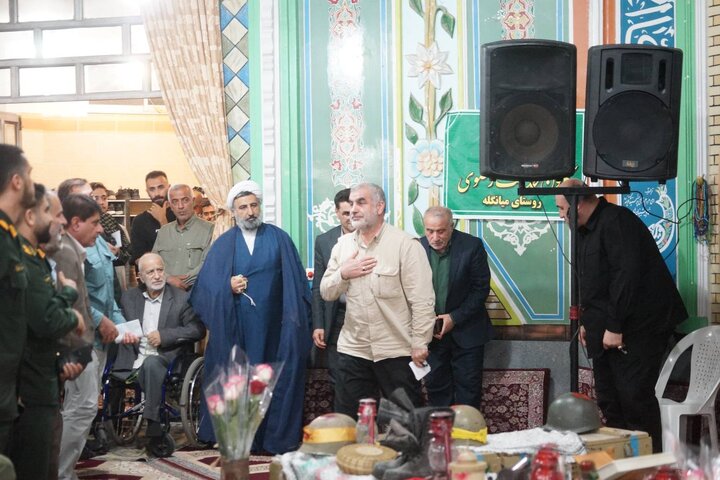 گزارش تصویری حضور نایب‌رئیس مجلس در یادواره شهدای شهرستان نکا