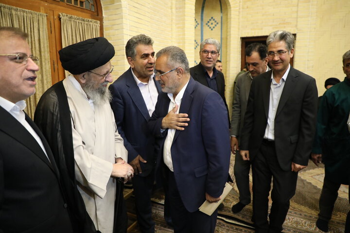 دیدار اعضای کمیسیون اجتماعی مجلس با آیت‌الله نورمفیدی