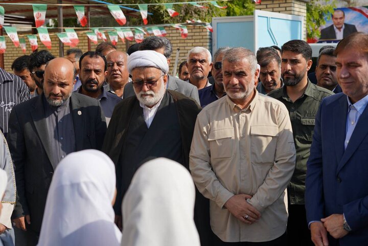 بهره‌برداری از مدرسه ۱۲ کلاسه دوره اول متوسطه ام‌کلثوم(س) شهرستان عسلویه با حضور نایب رئیس مجلس
