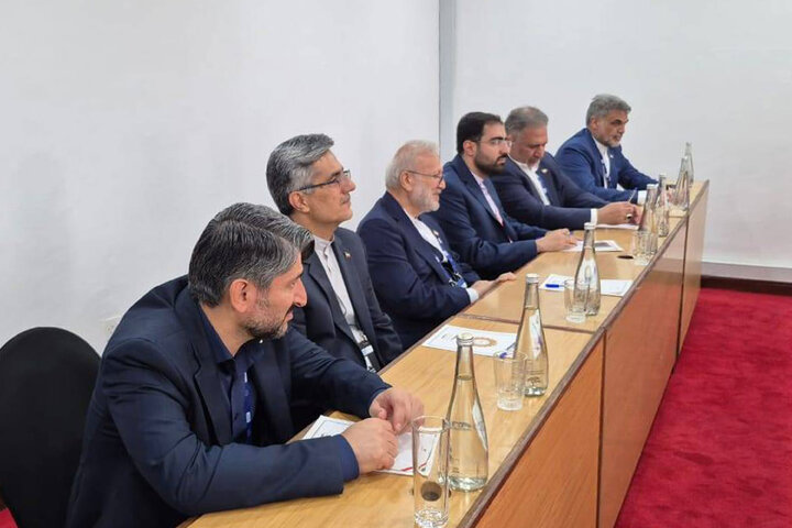 دیدار هیئت پارلمانی ایران و رئیس مجلس عمان