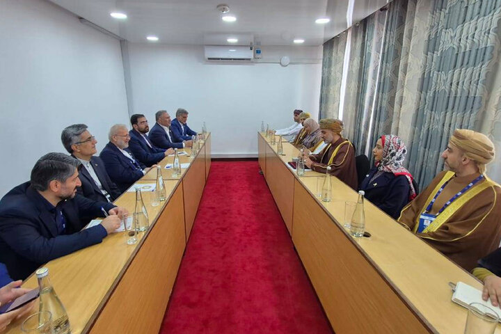 دیدار هیئت پارلمانی ایران و رئیس مجلس عمان