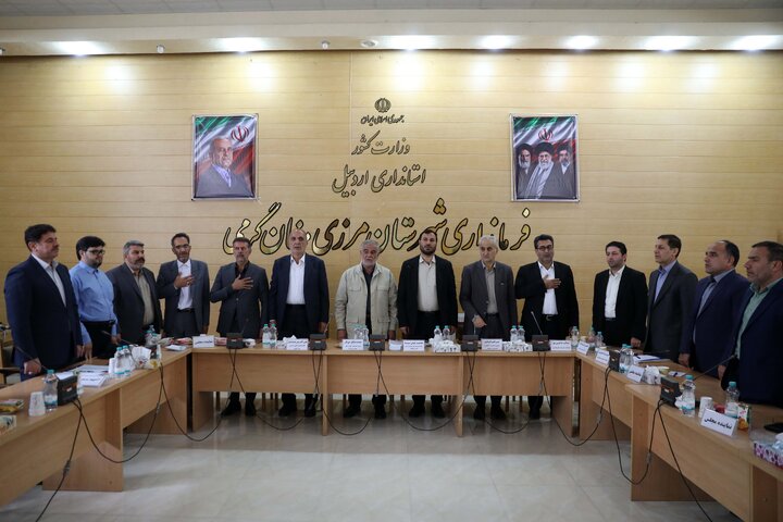 جلسه هماهنگی فرمانداری گرمی