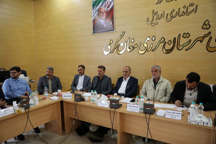 جلسه هماهنگی فرمانداری گرمی