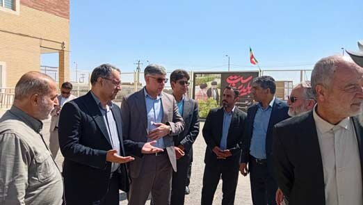 بازدید اعضای کمیسیون امنیت ملی مجلس از پایانه مرزی میرجاوه